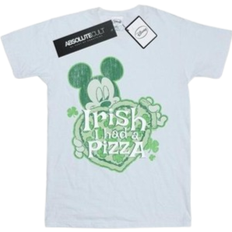 Disney Mouse Shamrock Pizza T-shirt - White