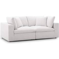 modway Commix Collection Beige Sofa 80" 4 Seater