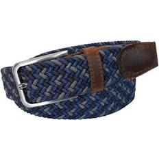 Sportswear Garment Belts Florsheim Myles Belt Navy Leather