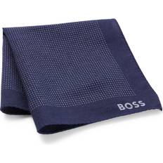 Hugo Boss Men Accessories Hugo Boss Men's Printed Pocket Square Dark Blue