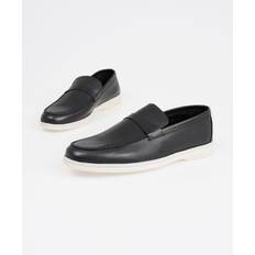 Herre Loafers CZ London Loafer Schwarz Flacher Absatz für Herren