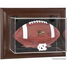 Fanatics Authentic North Carolina Tar Heels Brown Framed 2015-Present Logo Wall-Mountable Football Display Case