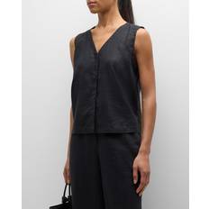 Eileen Fisher V-Neck Button-Down Organic Vest