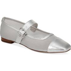 Silver - Women Ballerinas Sam Edelman Miranda Soft Silver Women's Flat Shoes Silver