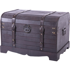 Chests Vintiquewise Style Steamer Chest