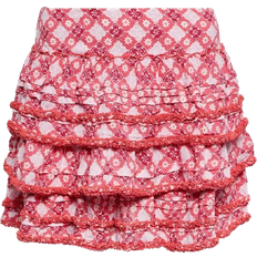 Poupette St Barth Bibi Printed Mini Skirt - Pink
