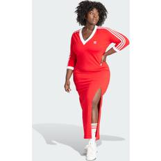 Red Dresses adidas Lifestyle V-neck Maxi Dress