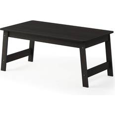 Brown - Footrest Coffee Tables Furinno 18040EX Espresso Coffee Table 19.4x35.6"