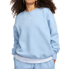 Clothing Nike Sportswear Phoenix Fleece Women's Oversized Crew-Neck Sweatshirt - Light Armory Blue/Sail