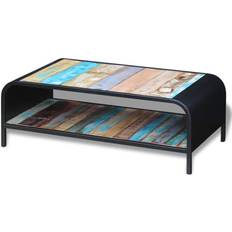 vidaXL 243285 Multicolored Coffee Table 19.7x39.4"