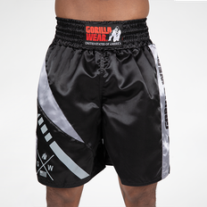 Kampsport Gorilla Wear Hornell Boxing Shorts, Black/Grey