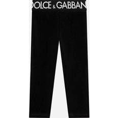 Dolce & Gabbana Kids Girls Logo Leggings in Black