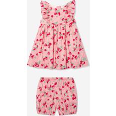 Children's Clothing Rachel Riley Girl's Strawberry-Print Sundress with Bloomers, 6M-24M