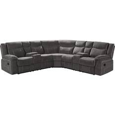 Premium Couch Gray Sofa 110" 5 Seater