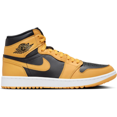 Men - Yellow Shoes Nike Air Jordan I High G - Pollen/White/Black