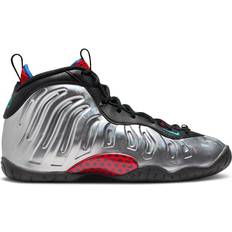 Nike Little Posite One GS - Metallic Silver/Black/Game Royal/Dusty Cactus