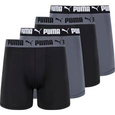 Puma Men's Underwear Puma Men's Pack Stretch Boxer Briefs GREEN