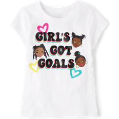 The Children's Place Girl's Goals Graphic Tee - White (3046052_10)