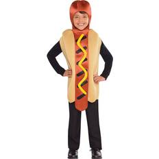 Amscan Kids Hot Dog American Food Fun Jumpsuit Costume