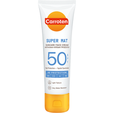 Ikke-komedogene Solkremer Carroten Super Mat Suncare Face Cream SPF30 50ml