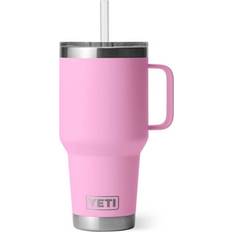 With Handles Kitchen Accessories Yeti Rambler Power Pink Travel Mug 35fl oz