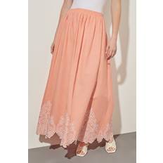 Skirts Embroidered Maxi Skirt