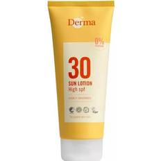 Kombinert hud Solbeskyttelse & Selvbruning Derma Sollotion SPF30 200ml