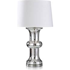 Rosdorf Park Dalari Chrome/White Table Lamp 32"