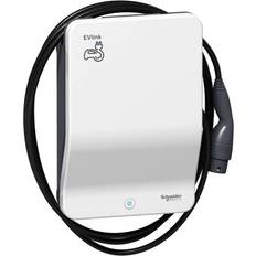 Ladestasjoner Schneider Electric EVlink Väggbox Smart 7kW 1-fas 32A kabel Uttag