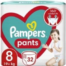 Pampers Bleier Pampers Hosen Windeln-Hosen, Größe 8, 32 Windeln, 19kg