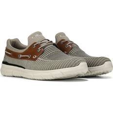Boat Shoes Skechers Men's Clean Slate Wide Slip On Boat Shoes Taupe W