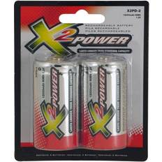 X2Power D Rechargeable 2-pack
