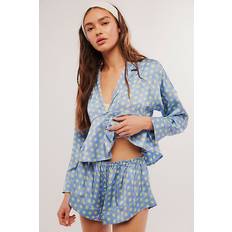 Blue - Women Pajamas Free People Beauty Sleep Short Pajamas