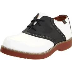 Women Oxford SCHOOL ISSUE Women's Saddle Oxford, White/Black