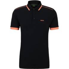 Hugo Boss Men's Contrast Stripes Polo Shirt - Black