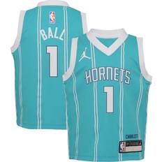 Sports Fan Apparel Jordan "Toddler Brand LaMelo Ball Teal Charlotte Hornets Swingman Player Jersey Icon Edition"