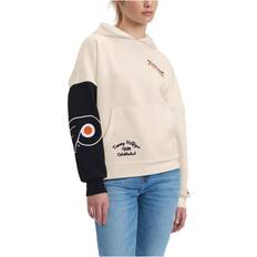 Tommy Hilfiger Women Sweaters Tommy Hilfiger Women's Cream, Black Philadelphia Flyers Harriet Pullover Hoodie Cream, Black