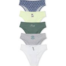 PINK Women's Cotton Cheeky Panties 5-pack - Spring Fashion Tennis