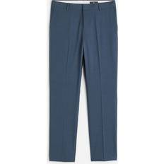 H&M Slim Fit Suit Pants - Dark Blue