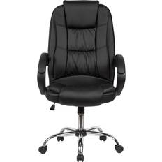 FineBuy FB53704 Black Bürostuhl 127cm