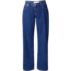 Calvin Klein Extreme Low Rise Baggy Jeans - Blue Denim