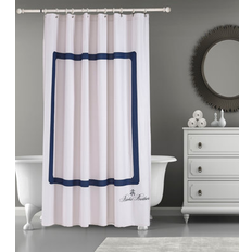 Silver Shower Curtains Brooks Brothers Contrast Frame Shower