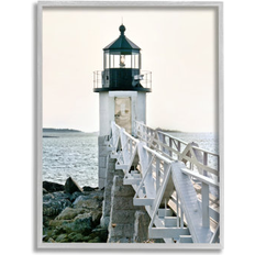 Stupell Lighthouse Grey Framed Art 24x30"