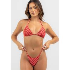 Sportswear Garment - Women Bikini Bottoms Rhythm Red Striped Cheeky Bikini Bottoms Womens Available in M