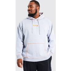 Contrast Stitch Detail Hoodie