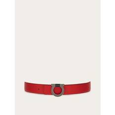 Ferragamo Red Clothing Ferragamo Reversible And Adjustable Gancini Belt