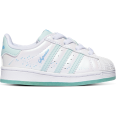 First Steps adidas Originals Girls adidas Originals Superstar El Disney Girls' Toddler Basketball Shoes White/Blue 07.0