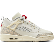 Jordan Children's Shoes Jordan Big Kid's Spizike Low Casual Shoes - Sail/University Red/Coconut Milk (FQ3950 100)