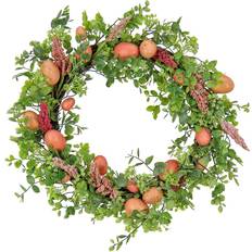 Easter Decorations National Tree Company Wreath Pink Easter Decoration 4"