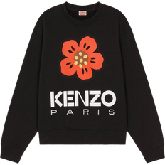Elastan/Lycra/Spandex Pullover Kenzo Men's Boke Flower Sweatshirt - Black